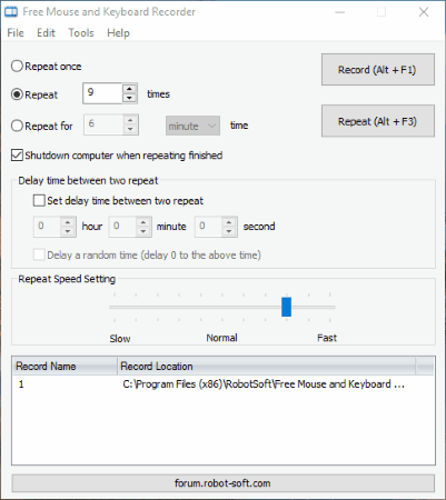 mouse recorder freeware
